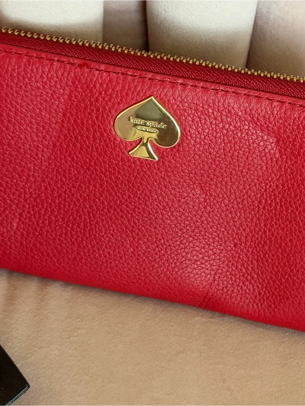 kate spade sleek red